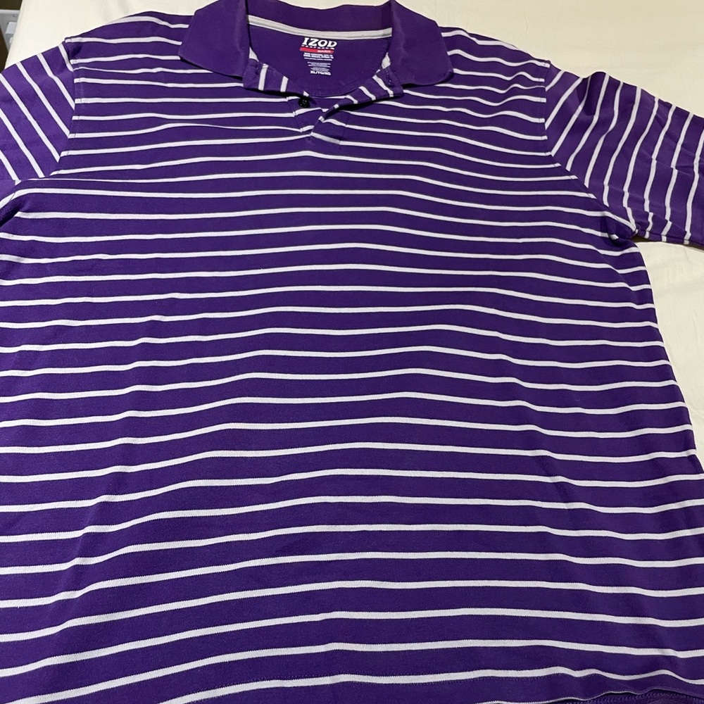 Izod purple golf shirt size XL